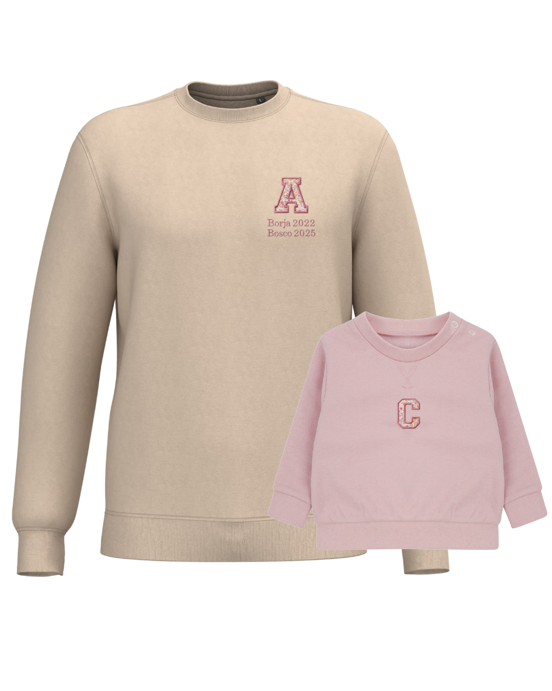 Pack mamá y bebé sudaderas Inicial (hasta 36 meses)
