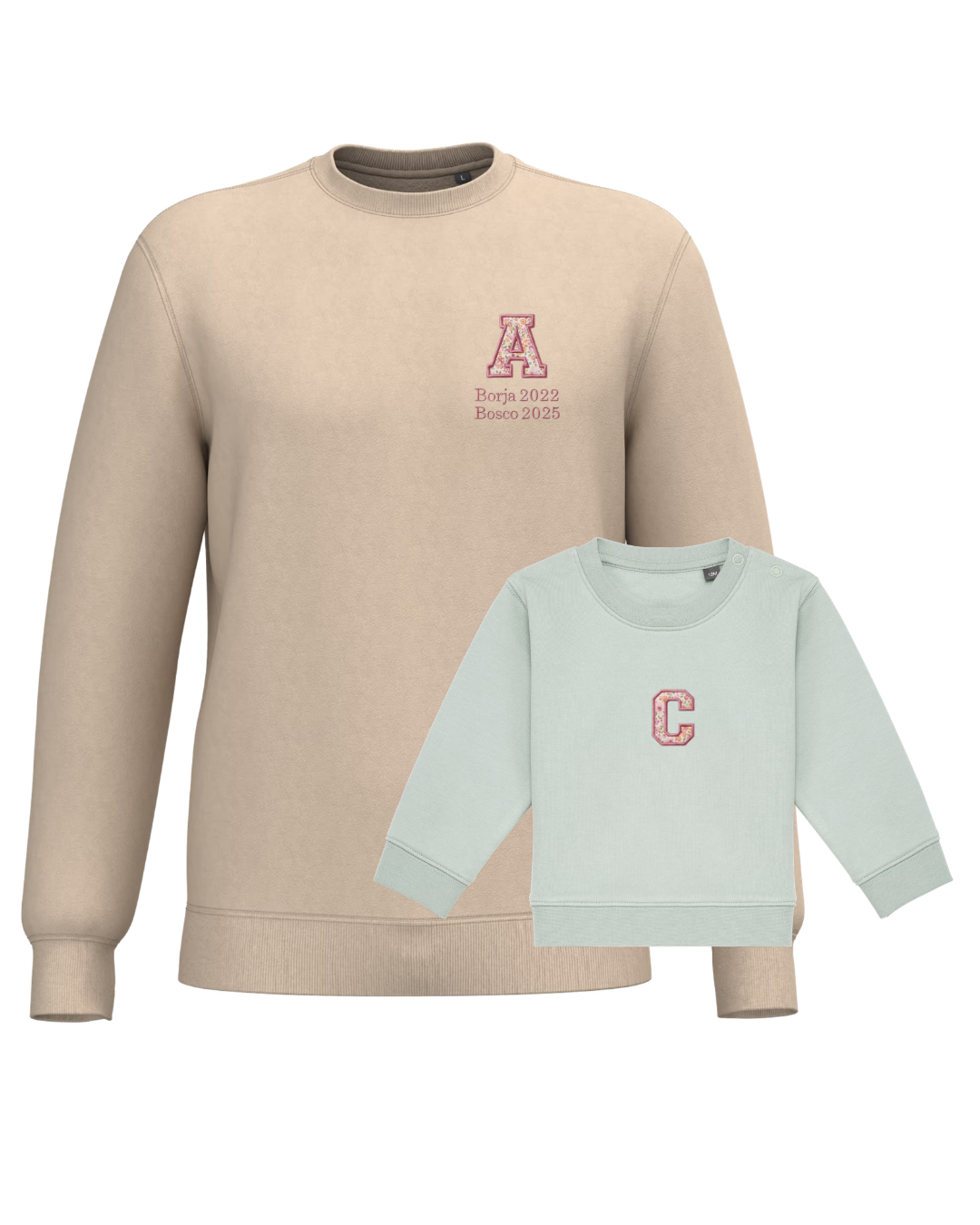 Pack mamá y bebé sudaderas Inicial (hasta 36 meses)