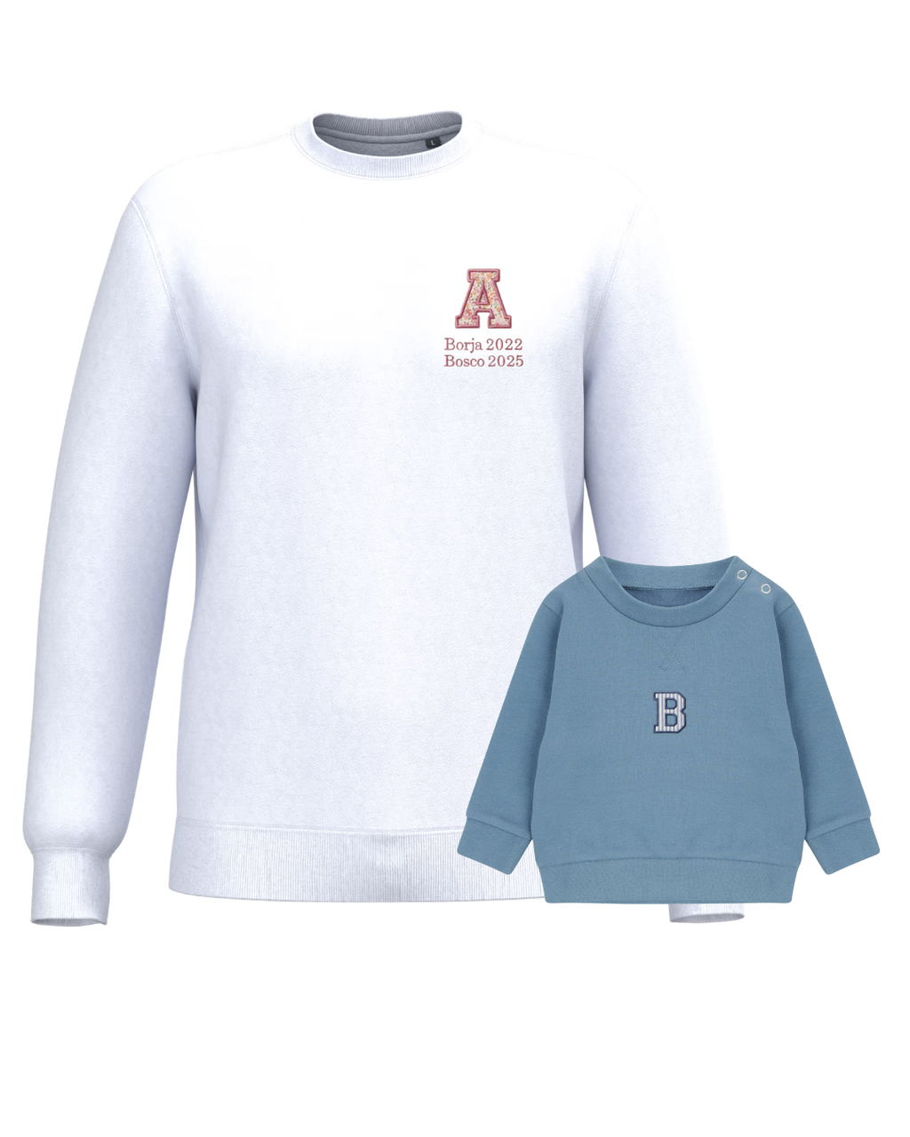 Pack mamá y bebé sudaderas Inicial (hasta 36 meses)