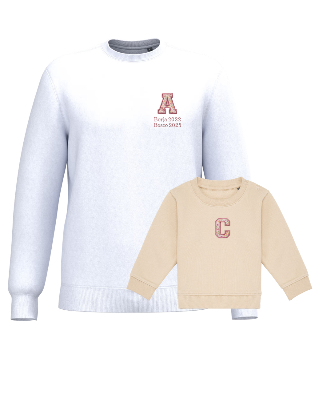 Pack mamá y bebé sudaderas Inicial (hasta 36 meses)