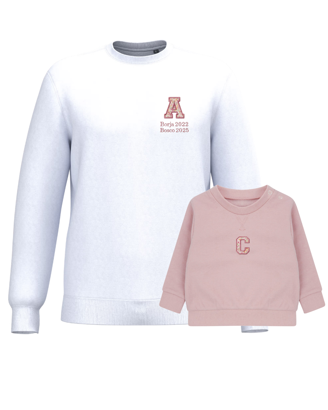 Pack mamá y bebé sudaderas Inicial (hasta 36 meses)
