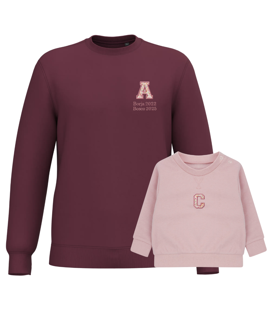 Pack mamá y bebé sudaderas Inicial (hasta 36 meses)