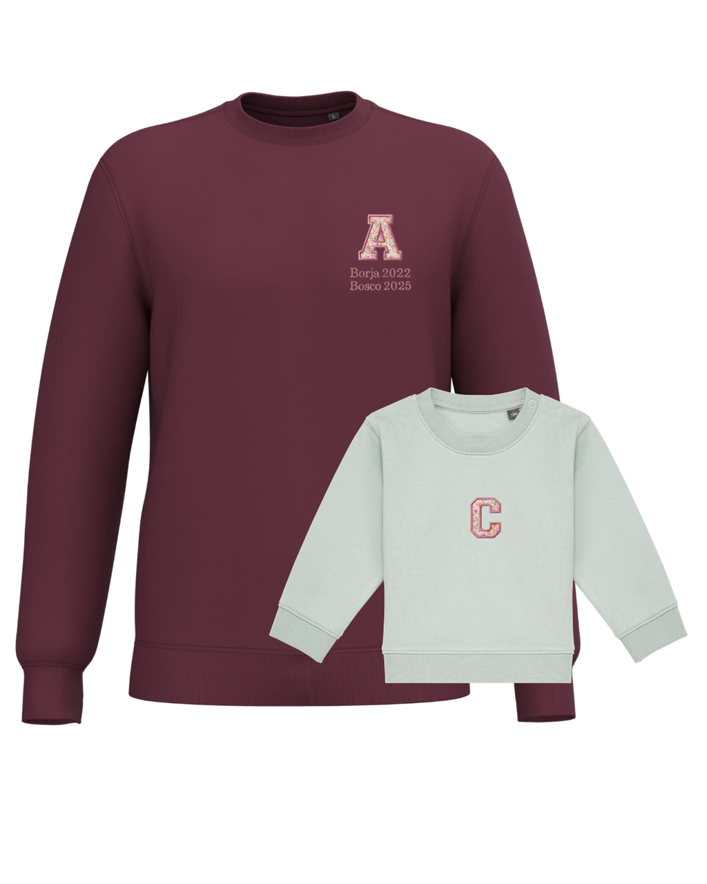 Pack mamá y bebé sudaderas Inicial (hasta 36 meses)
