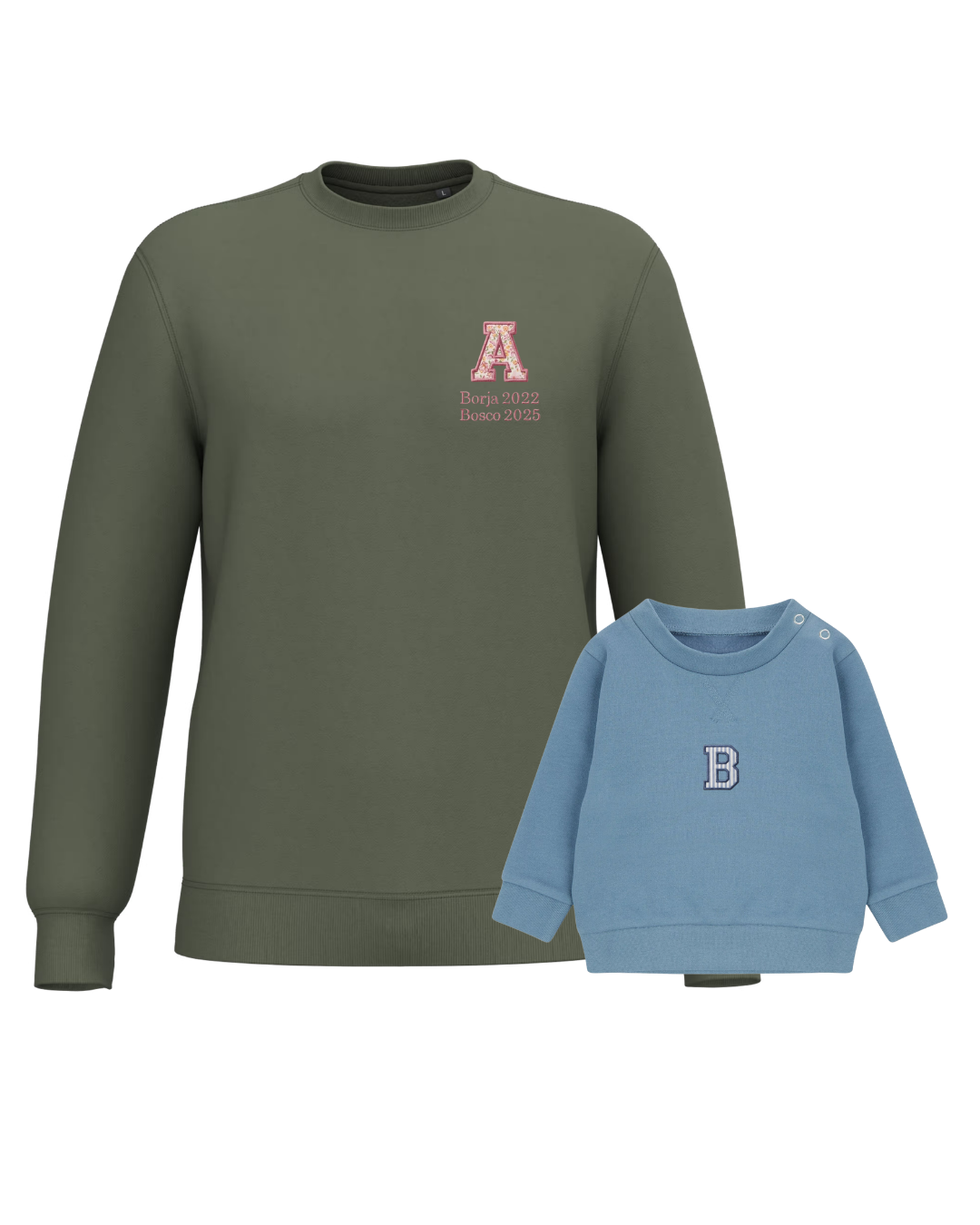 Pack mamá y bebé sudaderas Inicial (hasta 36 meses)