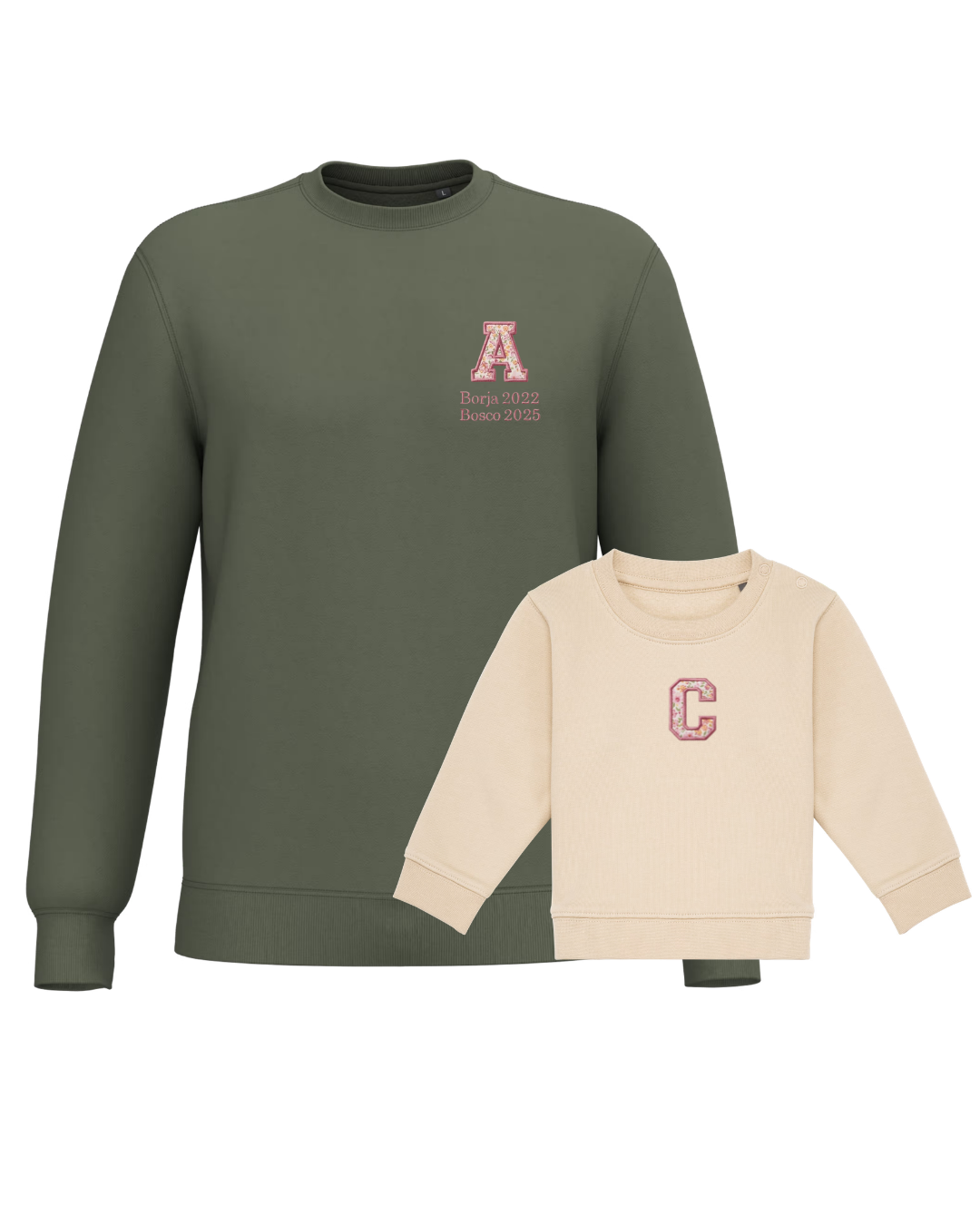 Pack mamá y bebé sudaderas Inicial (hasta 36 meses)