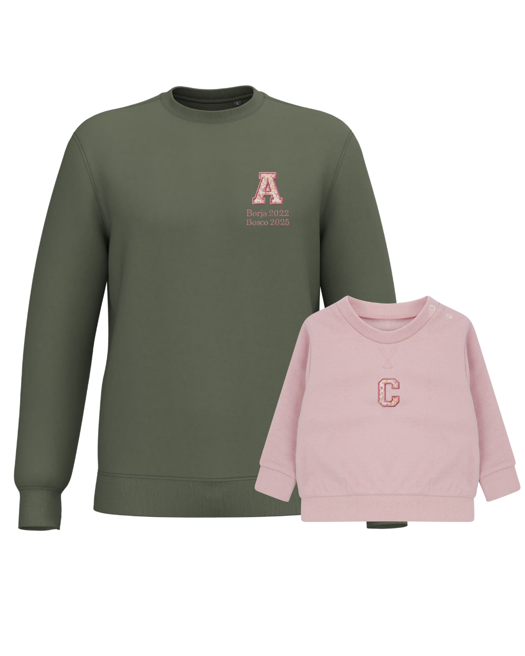 Pack mamá y bebé sudaderas Inicial (hasta 36 meses)