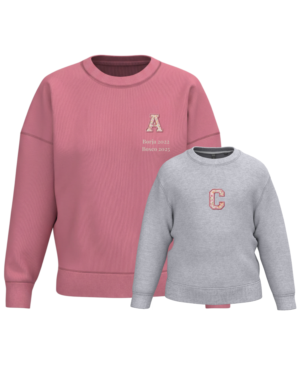 Pack mamá y bebé sudaderas Inicial (hasta 36 meses)