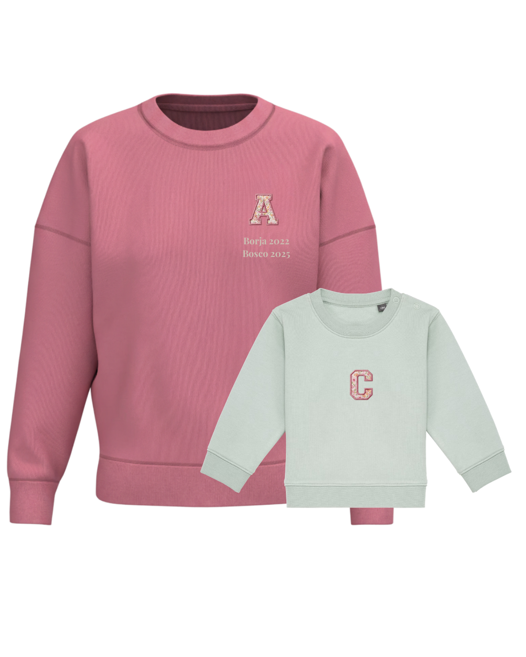 Pack mamá y bebé sudaderas Inicial (hasta 36 meses)