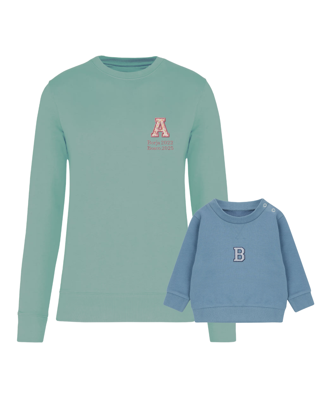 Pack mamá y bebé sudaderas Inicial (hasta 36 meses)
