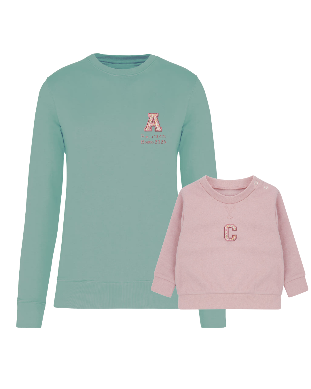 Pack mamá y bebé sudaderas Inicial (hasta 36 meses)