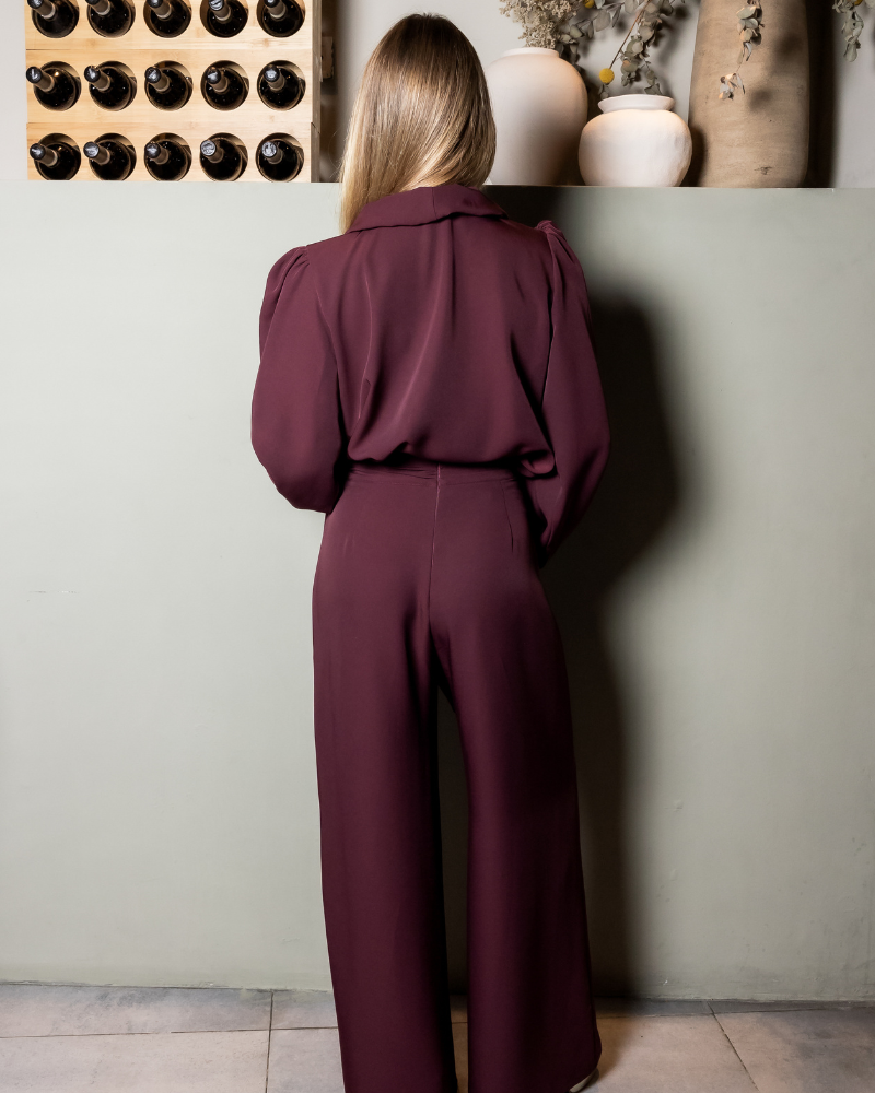 Pantalón Julia Granate