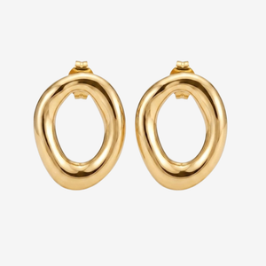 Big round earrings