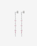 Pendientes Long circonitas silver