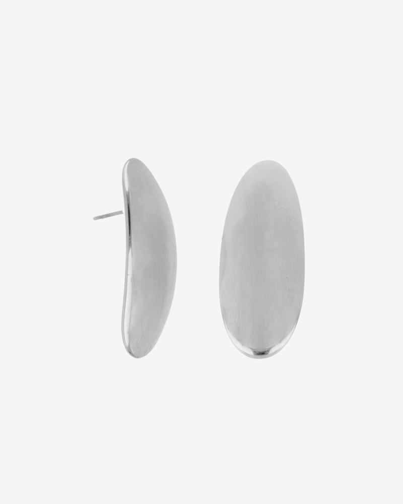 Pendientes pétalo largo Silver