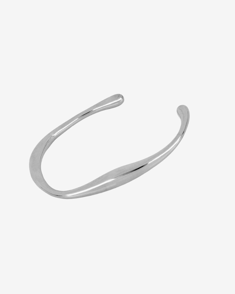 Pulsera esclava simple Acero Silver