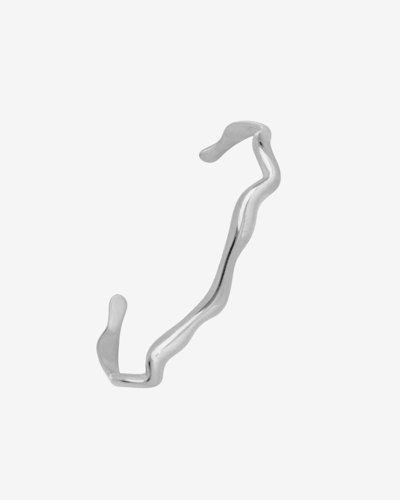 Pulsera esclava Zig Zag Acero Silver