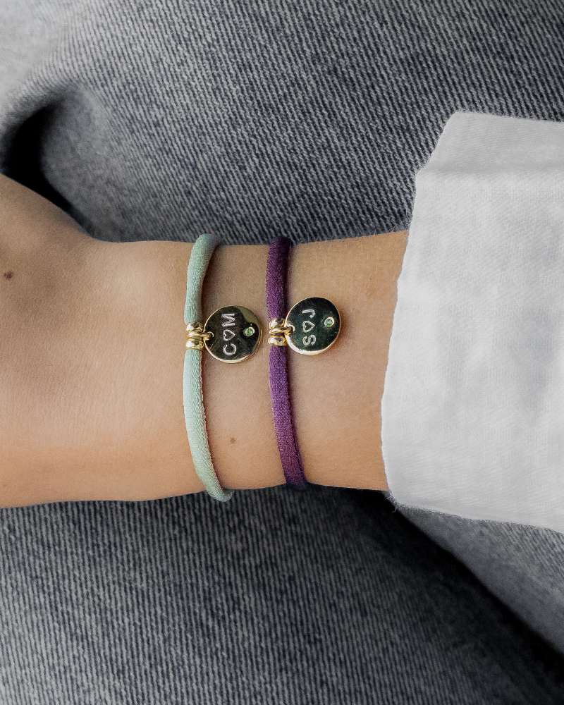 Pulsera memories Love personalizada circonita