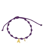 Pulsera recuerdos Inicial Power Lila oscuro