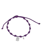 Pulsera recuerdos Inicial Power Lila oscuro
