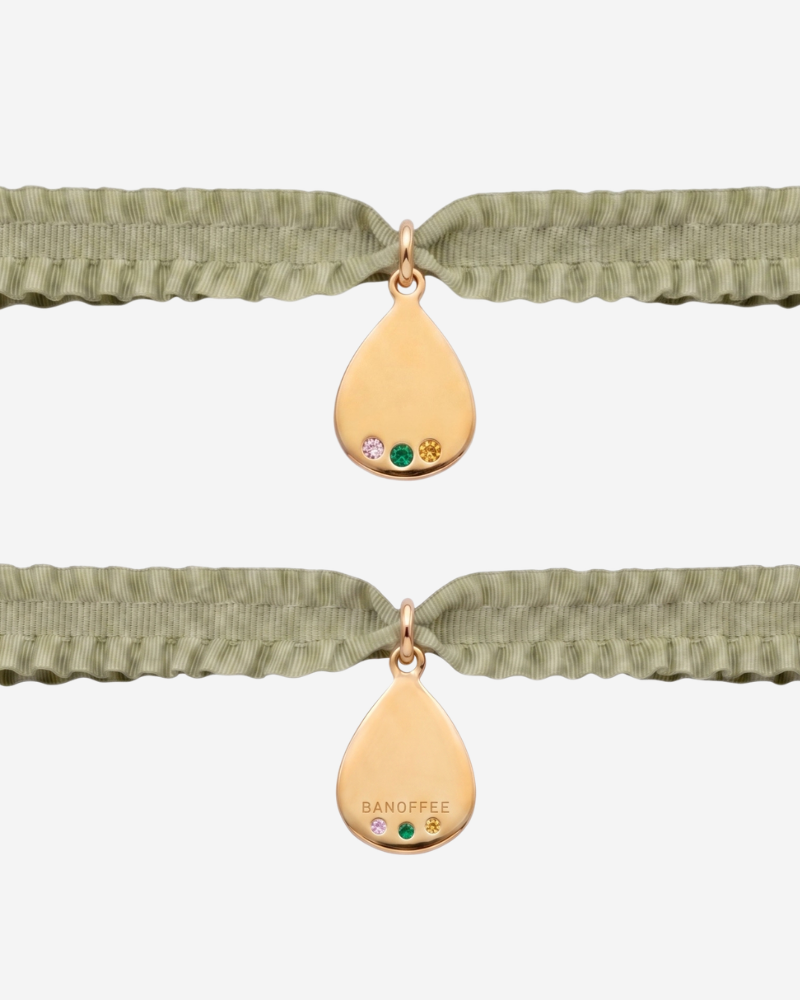 Pulsera rizo Personalizable gota multicolor