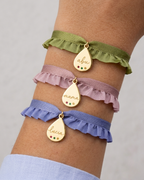 Pulsera semi rizo Personalizable gota multicolor