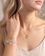 Collar Muse initial Pink
