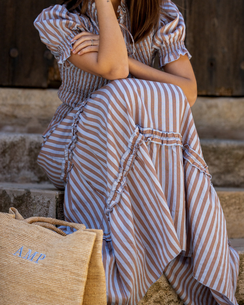 Set Brown stripes