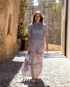 Falda Brown stripes