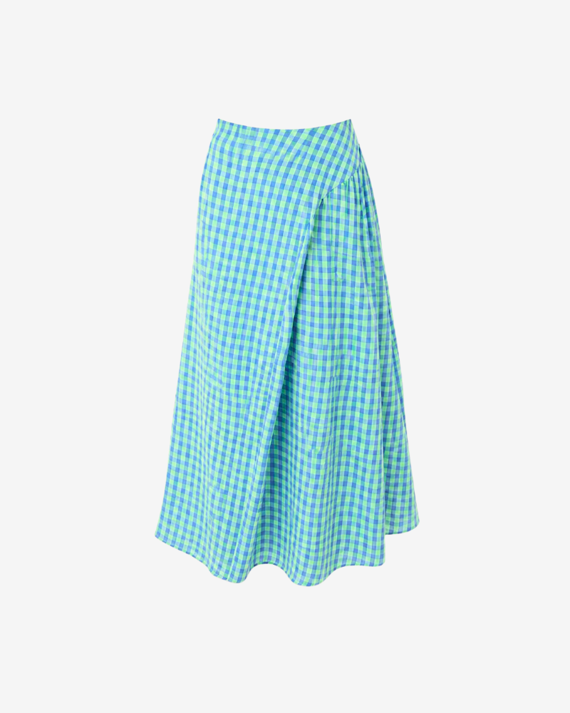 Martha skirt in Blue and Green
