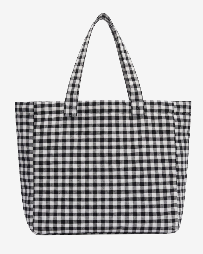 Bolso Vichy Black Flowers