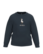 Sudadera personalizada mini pato azul marino