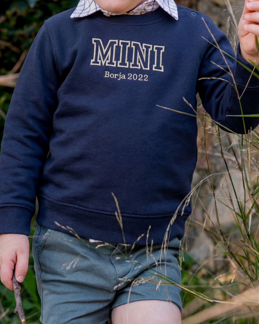 Sudadera personalizada Mini azul marino