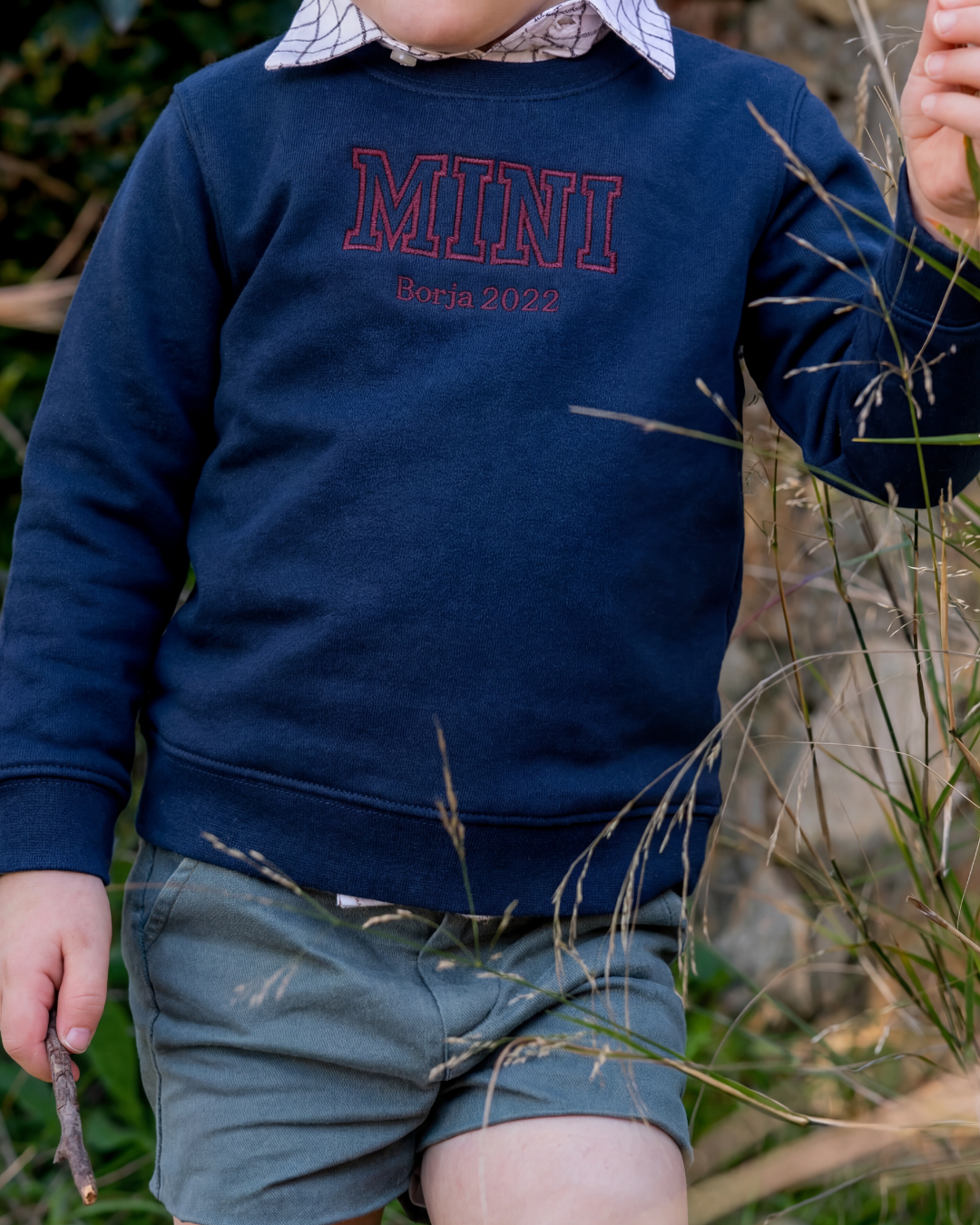 Sudadera personalizada Mini azul marino