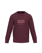 Sudadera personalizada Mini granate