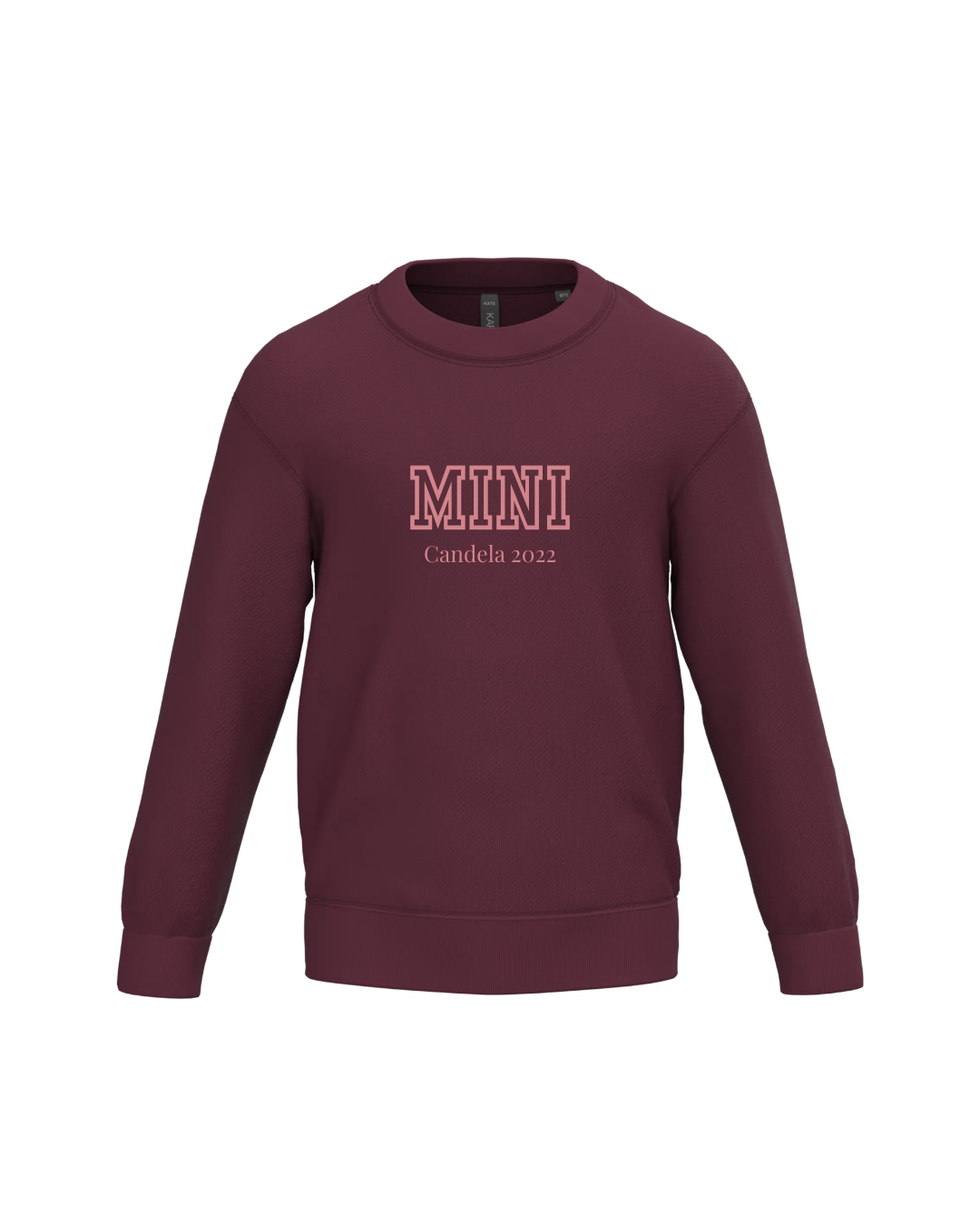 Sudadera personalizada Mini granate