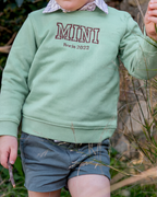 Sudadera personalizada Mini verde mint