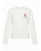 Sudadera personalizada Inicial Especial Día de la Madre beige claro (mujer)
