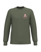 Sudadera Unisex personalizada Inicial Especial Día de la Madre kaki
