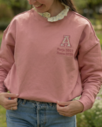 Sudadera personalizada Inicial Especial Día de la Madre rosa (mujer)