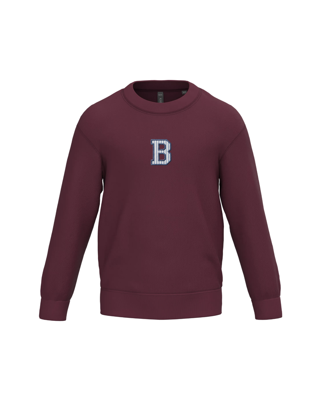 Sudadera personalizada Inicial mini granate