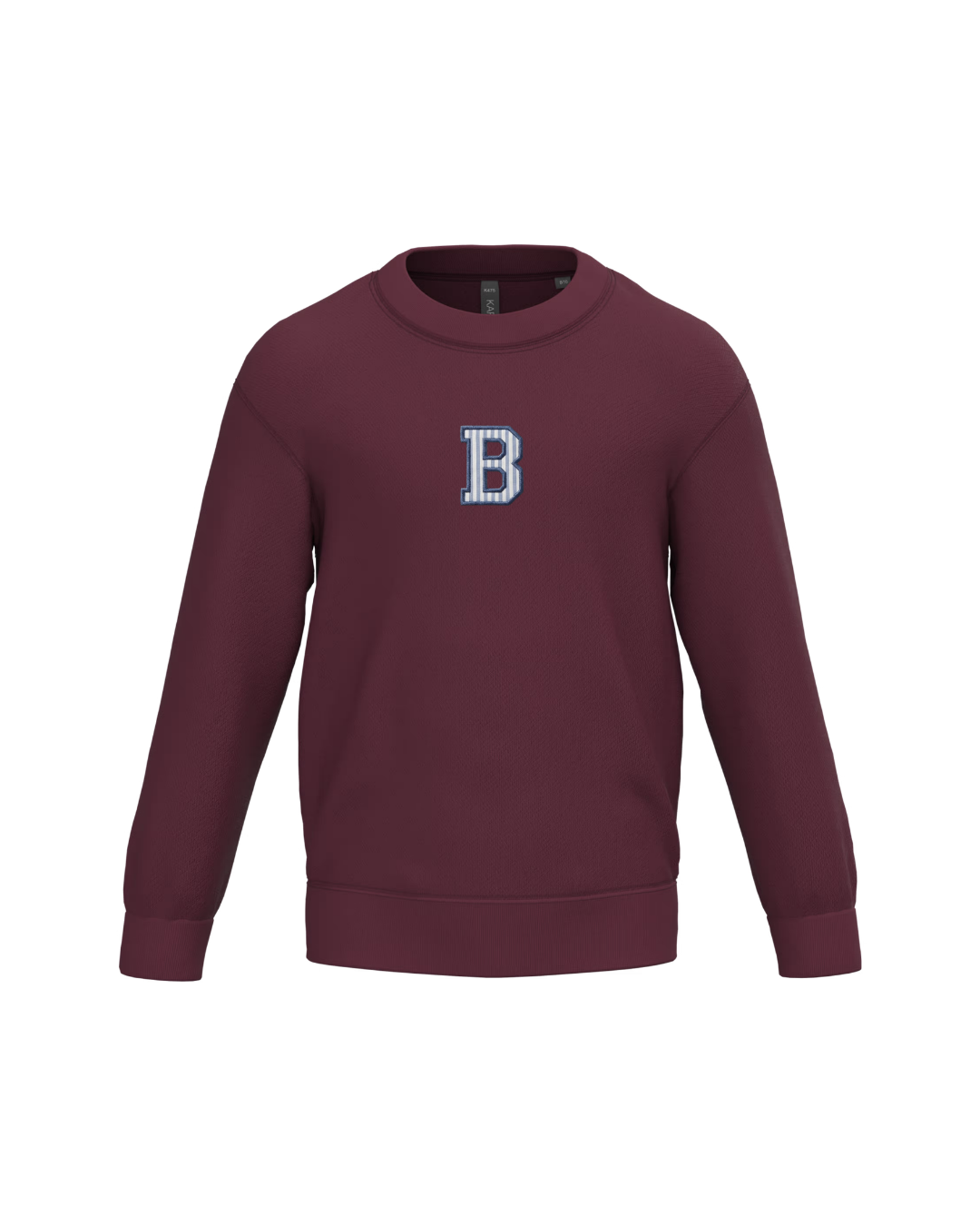 Sudadera personalizada Inicial mini granate