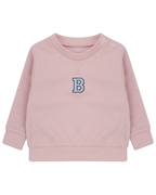 Sudadera personalizada Inicial mini rosa