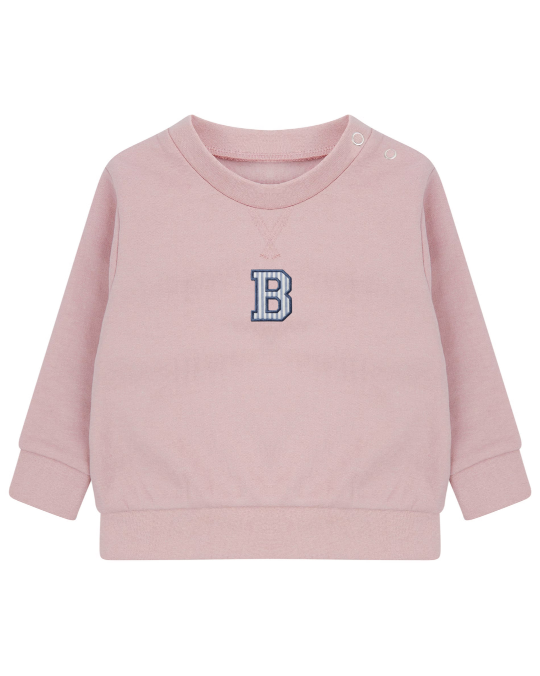 Sudadera personalizada Inicial mini rosa