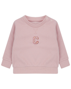 Sudadera personalizada Inicial mini rosa