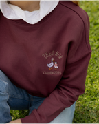 Sudadera Unisex personalizada Mamá Pato Granate