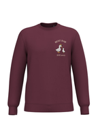 Sudadera Unisex personalizada Mamá Pato Granate