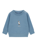 Sudadera personalizada mini pato azul