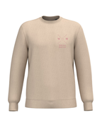 Sudadera Unisex personalizada MOM cruz corazón Beige