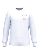 Sudadera Unisex personalizada MOM cruz corazón Blanco