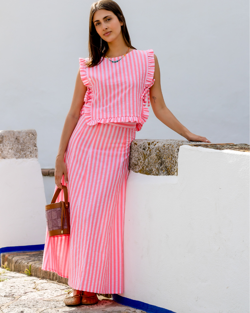 Top petunia Pink stripes